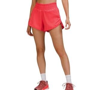 Lululemon Women’s Track That High Rise Lined Shorts in Pink size 6